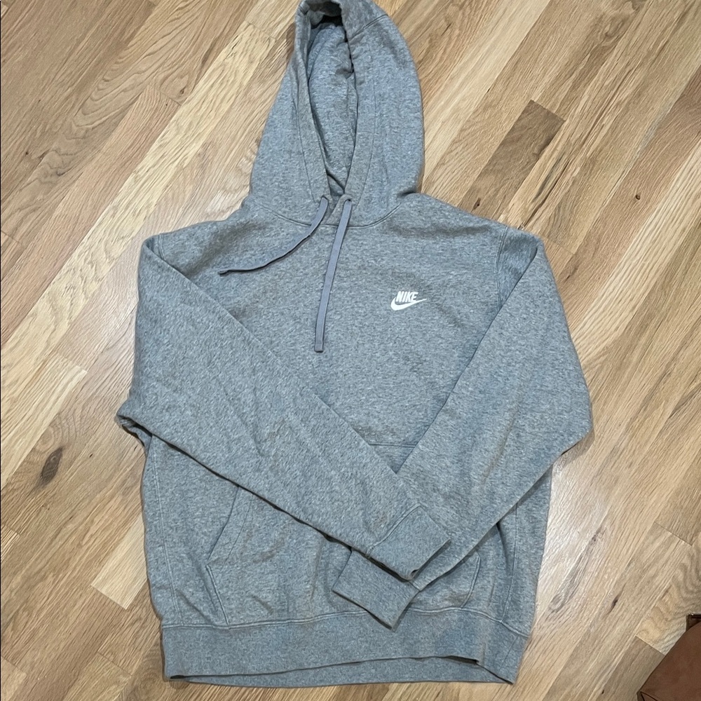Nike Men's Heather Gray Hoodie